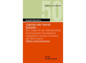 9783791734545 - Agenda oder Hanndt Buechlin - Anselm Demattio Kartoniert (TB)