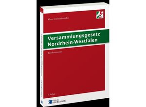 9783792204146 - Versammlungsgesetz Nordrhein-Westfalen - Klaus Schönenbroicher Taschenbuch