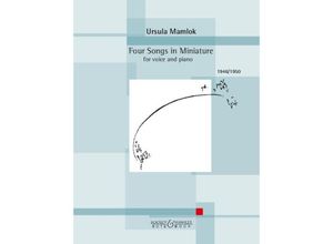 9783793143031 - Four Songs in Miniature Gesang und Klavier Geheftet