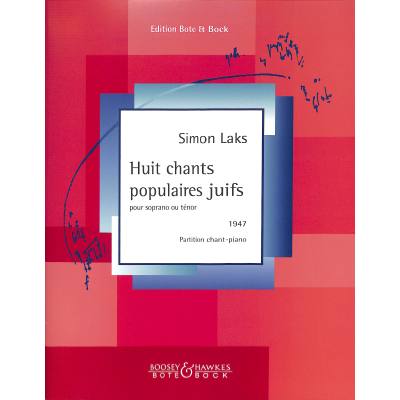 9783793144052 - Huit chants populaires juifs