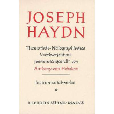 9783795700010 - HAYDN J WERKVERZEICHNIS BD 1 INSTRUMENTALWERKE