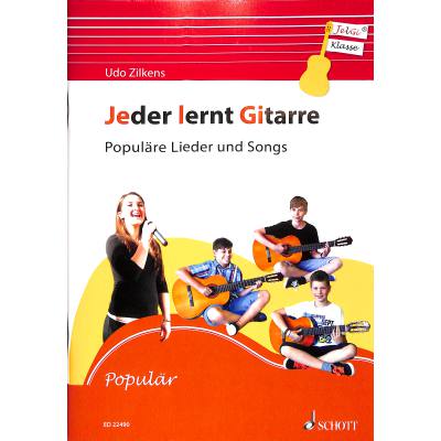 9783795709587 - Jeder lernt Gitarre | Populäre Lieder und Songs