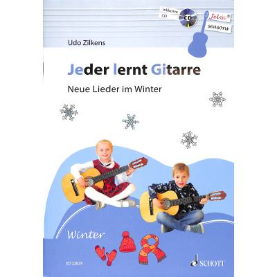 9783795712570 - Jeder lernt Gitarre | Neue Lieder im Winter