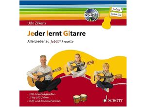 9783795715090 - Jeder lernt Gitarre (JelGi) kreativ - Jeder lernt Gitarre - Alle Lieder zu JelGi kreativ2 Audio-CDs - Udo Zilkens (Hörbuch)