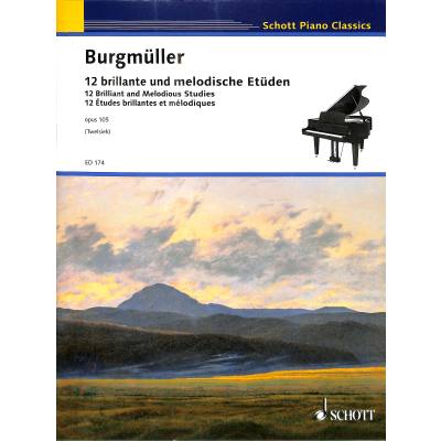 9783795716530 - 12 brillante + melodische Etüden op 105