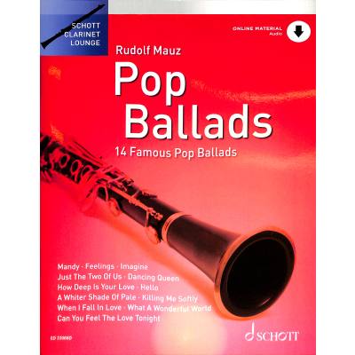 9783795717209 - Noten Klarinette Pop Ballads Balladen ED 22066D Rudolf Mauz