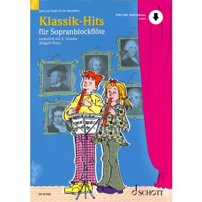 9783795721749 - Noten Klassik-Hits Sopranblockflöte ED 9576D incl Audio download Code