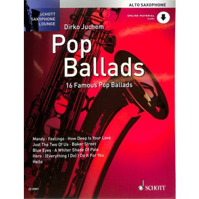 9783795759131 - Schott Saxophone Lounge   Pop Ballads Geheftet