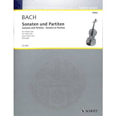 9783795795047 - 3 Sonaten + 3 Partiten BWV 1001-1006