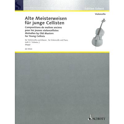 9783795796938 - Alte Meisterweisen für junge Cellisten 2