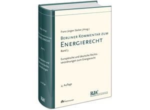 9783800515622 - Berliner Kommentare   Berliner Kommentar zum Energierecht (EnergieR)Bd3 - Franz Jürgen Säcker Gebunden