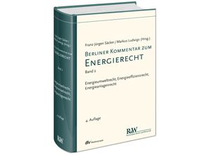 9783800516513 - Berliner Kommentare   Berliner Kommentar zum Energierecht (EnergieR)Bd2 - Franz Jürgen Säcker Gebunden