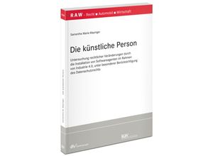 9783800516681 - RAW Schriftenreihe   Die künstliche Person - Samantha Maria Mayinger Kartoniert (TB)