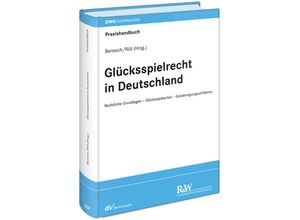 9783800518142 - ZfWG-Schriftenreihe Zeitschrift für Wett- und Glücksspielrecht   Glücksspielrecht in Deutschland - Glücksspielrecht in Deutschland Gebunden