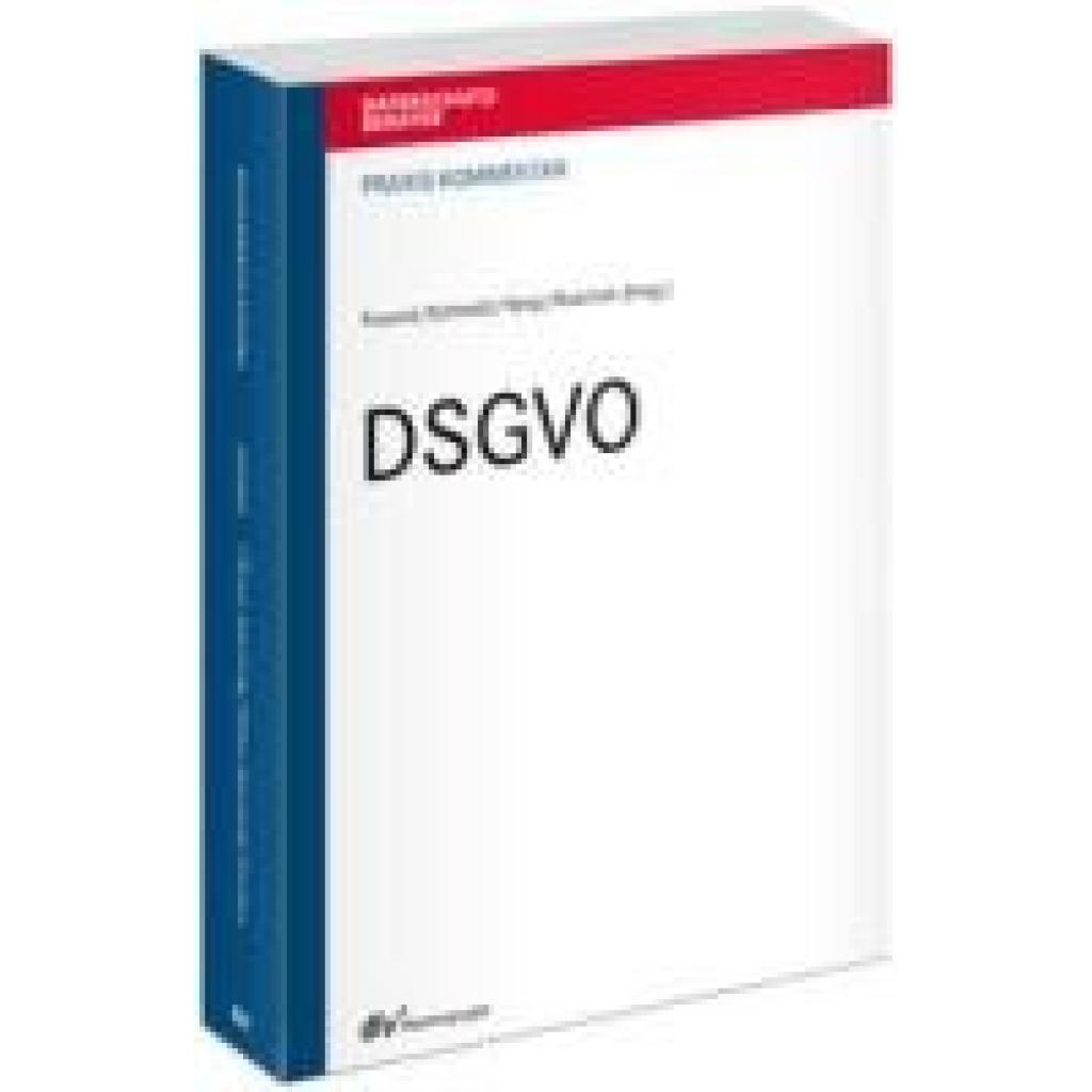 9783800518401 - Praxis-Kommentar DSGVO