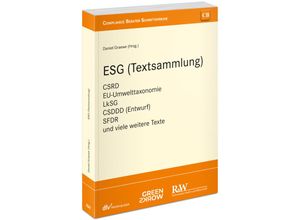 9783800518777 - CB - Compliance Berater Schriftenreihe   ESG (Textsammlung) Kartoniert (TB)