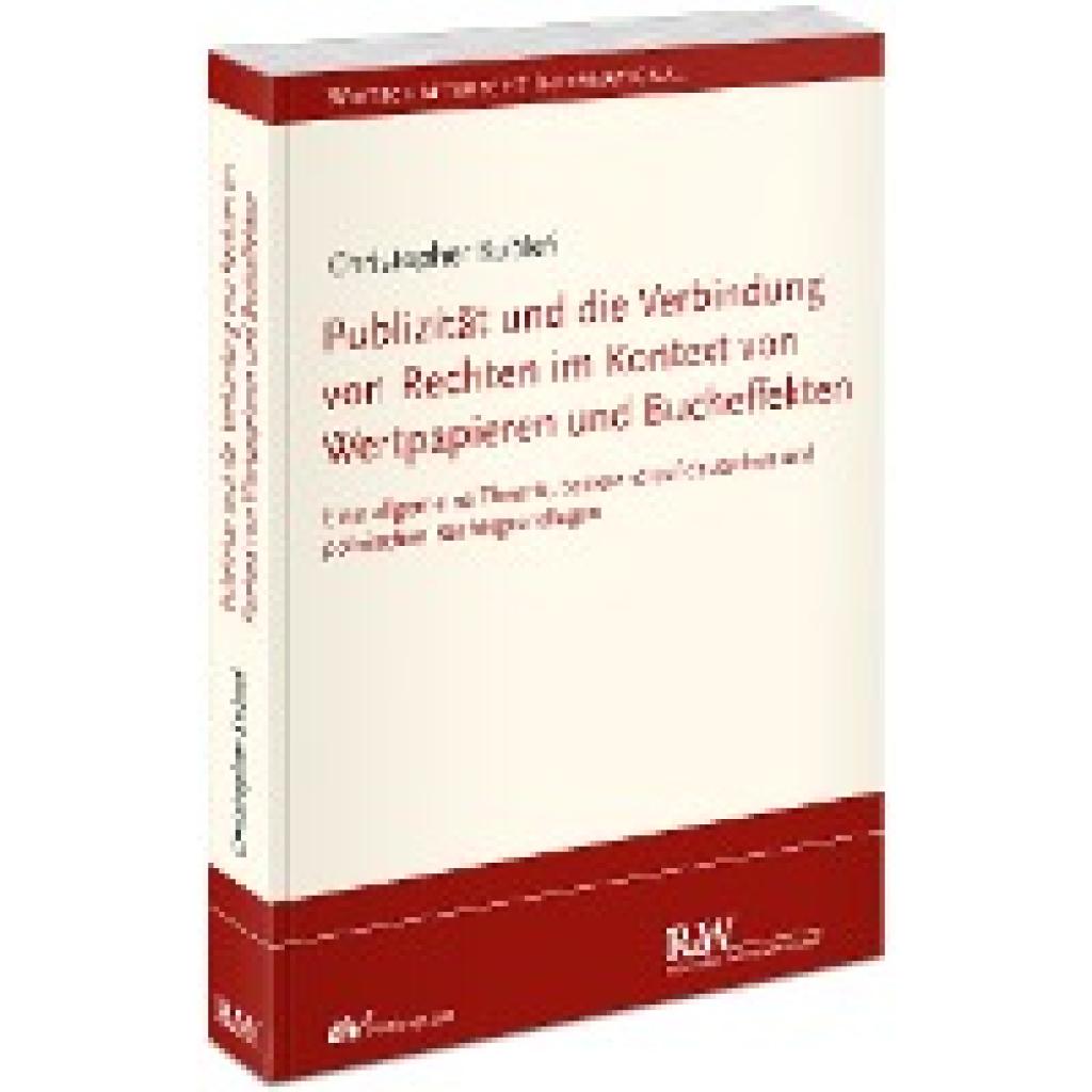 9783800519484 - Kubien Christopher Publizität und die Verbindung von Rechten im Kontext von Wertpapieren und Bucheffekten