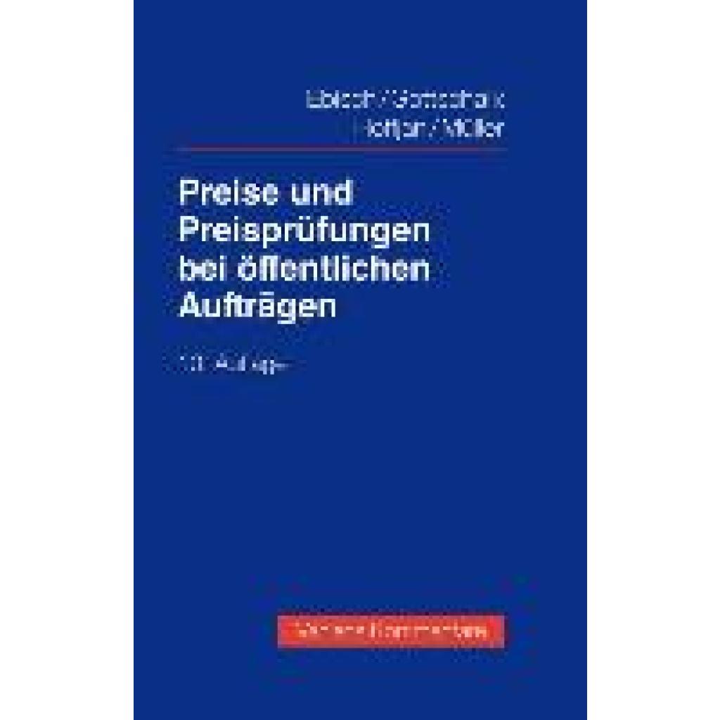 9783800669677 - Ebisch Hellmuth Preise und Preisprüfungen bei öffentlichen Aufträgen