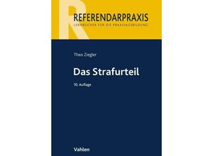 9783800670567 - Das Strafurteil - Theo Ziegler Kartoniert (TB)