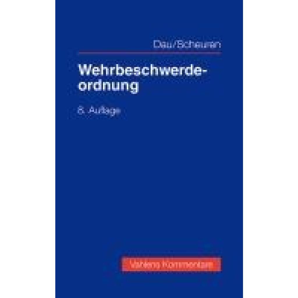 9783800673872 - Dau Klaus Wehrbeschwerdeordnung