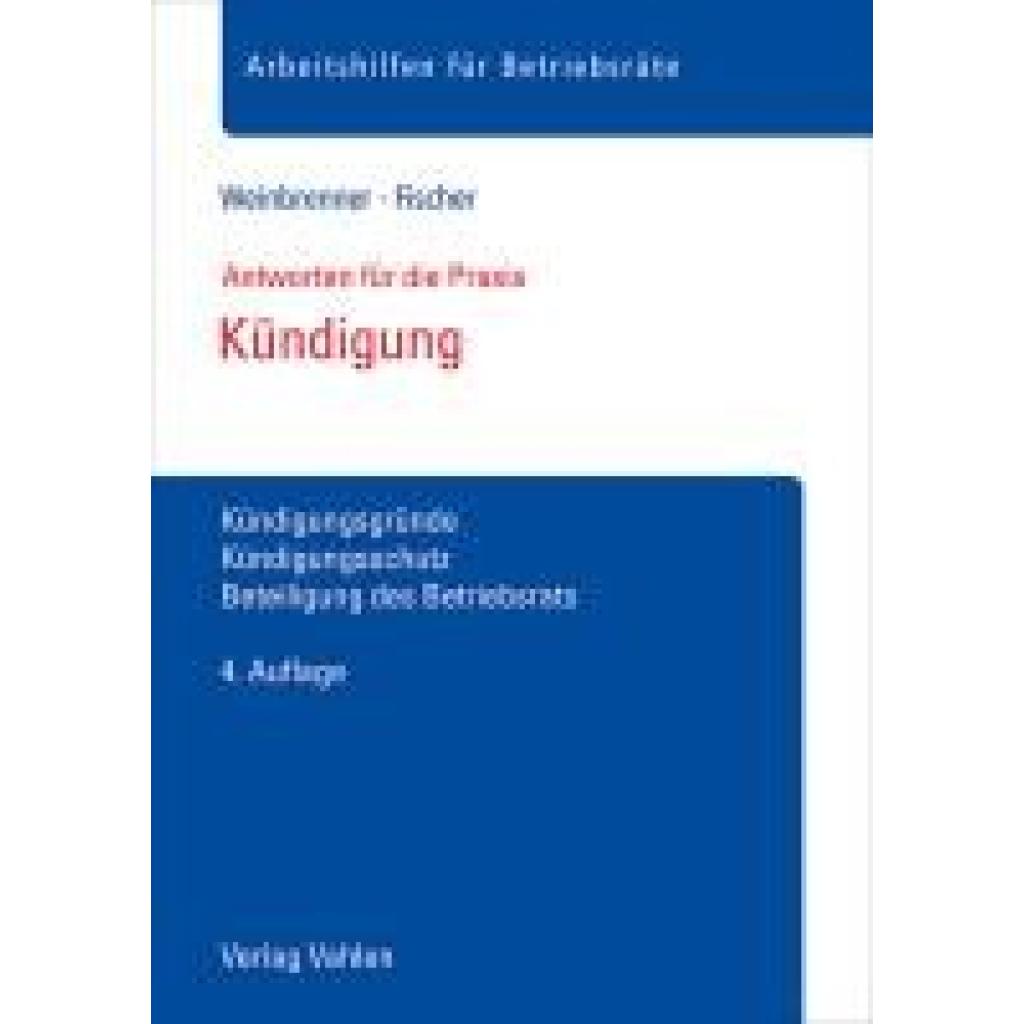 9783800674886 - Weinbrenner Lars Kündigung