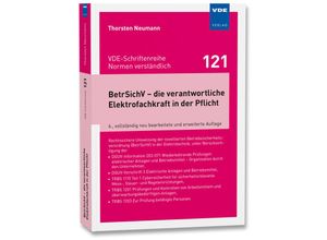 9783800762576 - BetrSichV - die verantwortliche Elektrofachkraft in der Pflicht - Thorsten Neumann Kartoniert (TB)