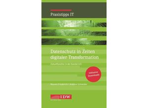 9783802124679 - Datenschutz in Zeiten digitaler Transformation - Rouven Friederich Andreas Schneider Kartoniert (TB)