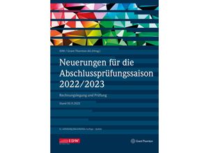 9783802127373 - Neuerungen für die Abschlussprüfungssaison 2022 2023 Kartoniert (TB)