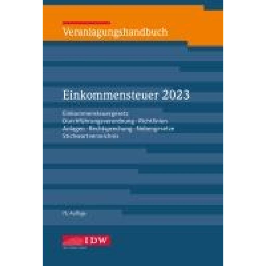 9783802129414 - Veranlagungshandbuch Einkommensteuer 2023 75A