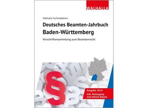 9783802911651 - Deutsches Beamten-Jahrbuch Baden-Württemberg 2024 - Walhalla Fachredaktion Gebunden