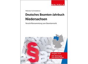 9783802911798 - Deutsches Beamten-Jahrbuch Niedersachsen 2024 - Walhalla Fachredaktion Gebunden