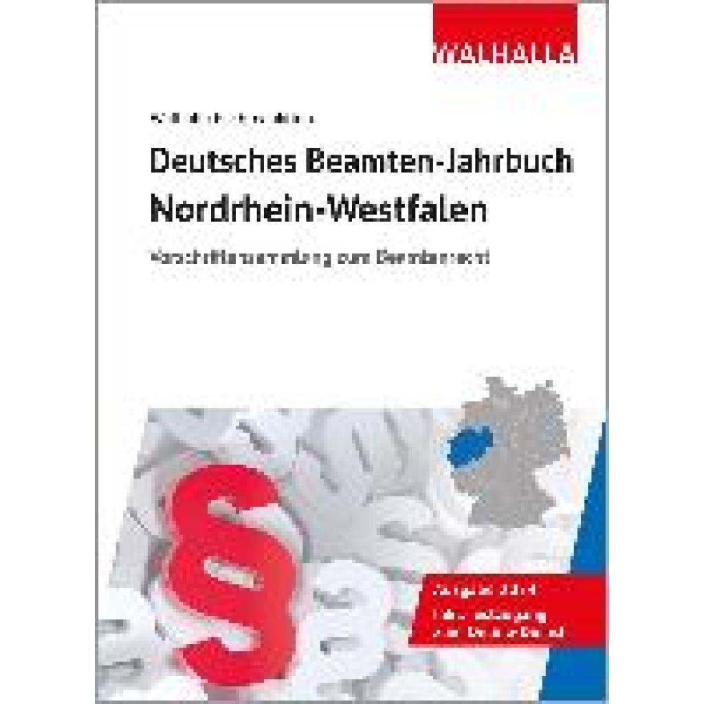 9783802911866 - Walhalla Fachredaktion Deutsches Beamten-Jahrbuch Nordrhein-Westfalen 2024