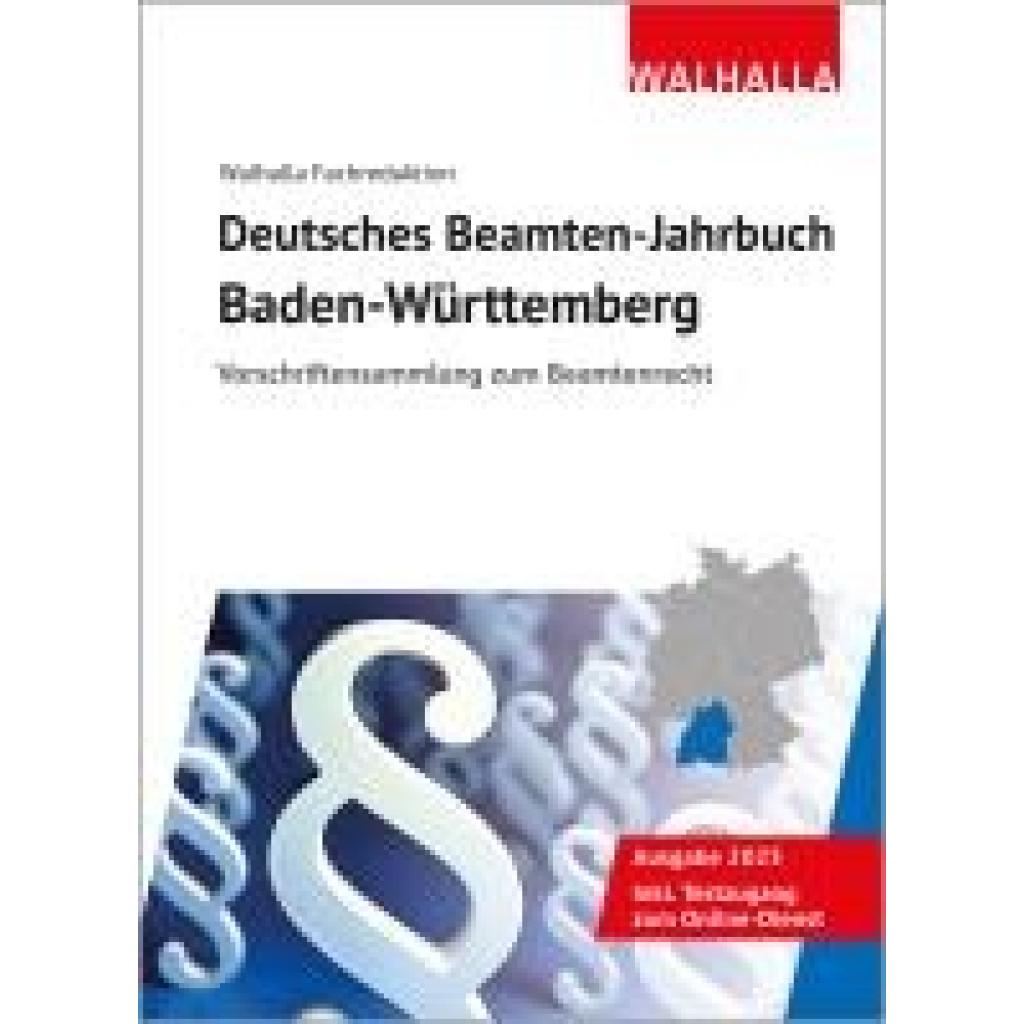 9783802911965 - Walhalla Fachredaktion Deutsches Beamten-Jahrbuch Baden-Württemberg 2024