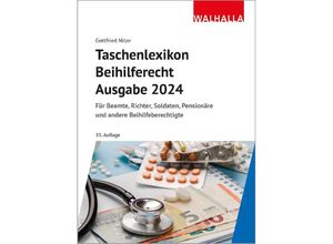 9783802914676 - Taschenlexikon Beihilferecht Ausgabe 2024 - Gottfried Nitze Gebunden