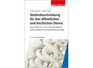 9783802915246 - Stellenbeschreibung für den öffentlichen und kirchlichen Dienst - Annett Gamisch Thomas Mohr Kartoniert (TB)