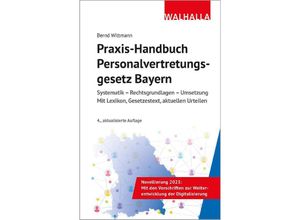 9783802980886 - Praxis-Handbuch Personalvertretungsgesetz Bayern - Bernd Wittmann Kartoniert (TB)