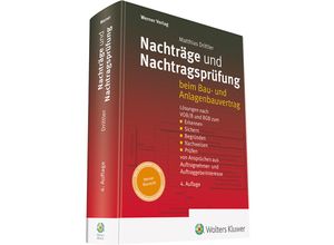 9783804154223 - Nachträge und Nachtragsprüfung - Matthias Drittler Gebunden