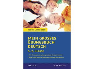 9783804412309 - Königs Lernhilfen Deutsch   Mein großes Übungsbuch Deutsch 5 6 Klasse Kartoniert (TB)