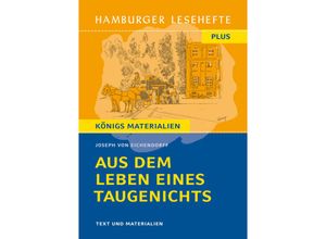 9783804425835 - Hamburger Lesehefte PLUS   Aus dem Leben eines Taugenichts von Joseph von Eichendorff (Textausgabe) - Josef Freiherr von Eichendorff Kartoniert (TB)