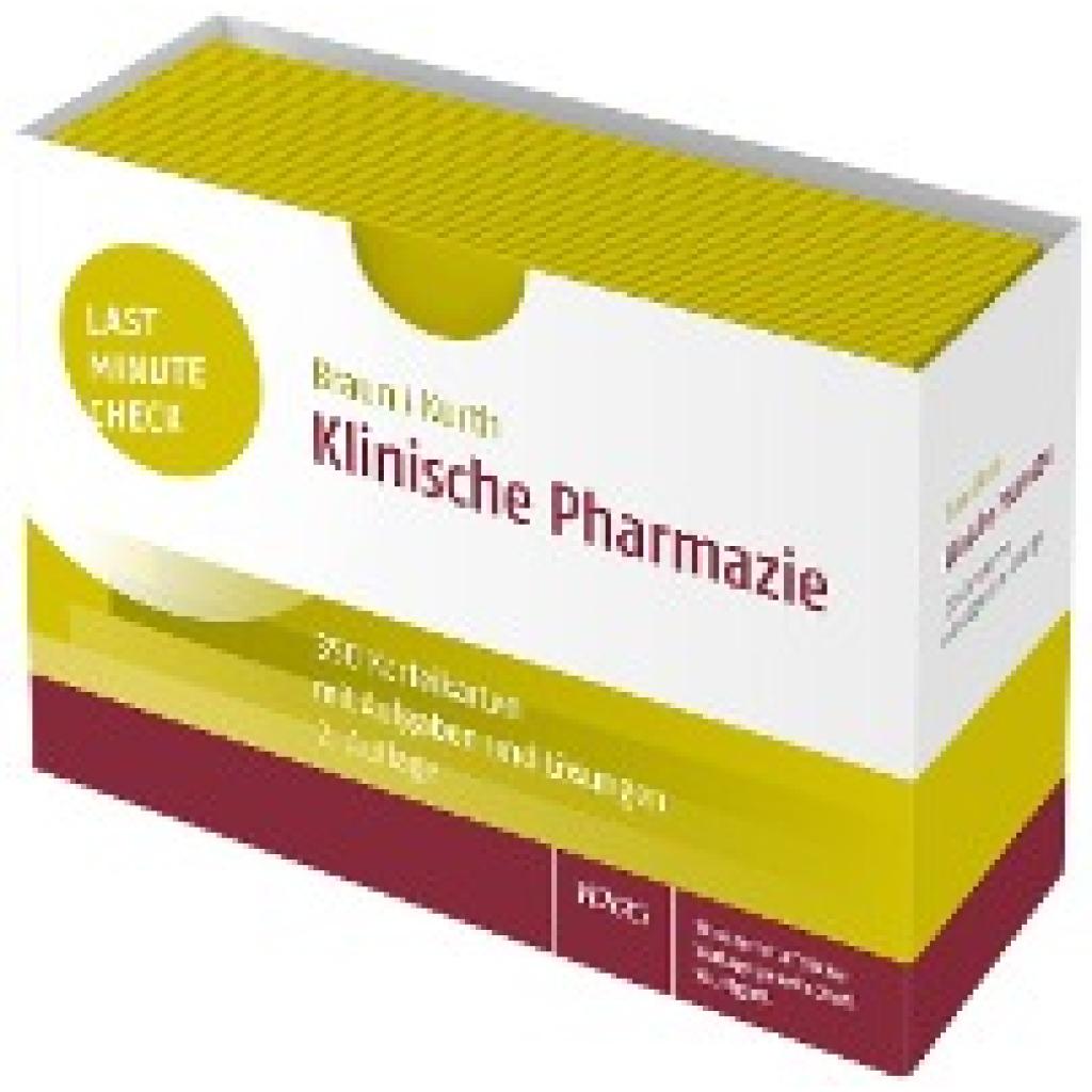 9783804739840 - Braun Christina Last Minute Check - Klinische Pharmazie