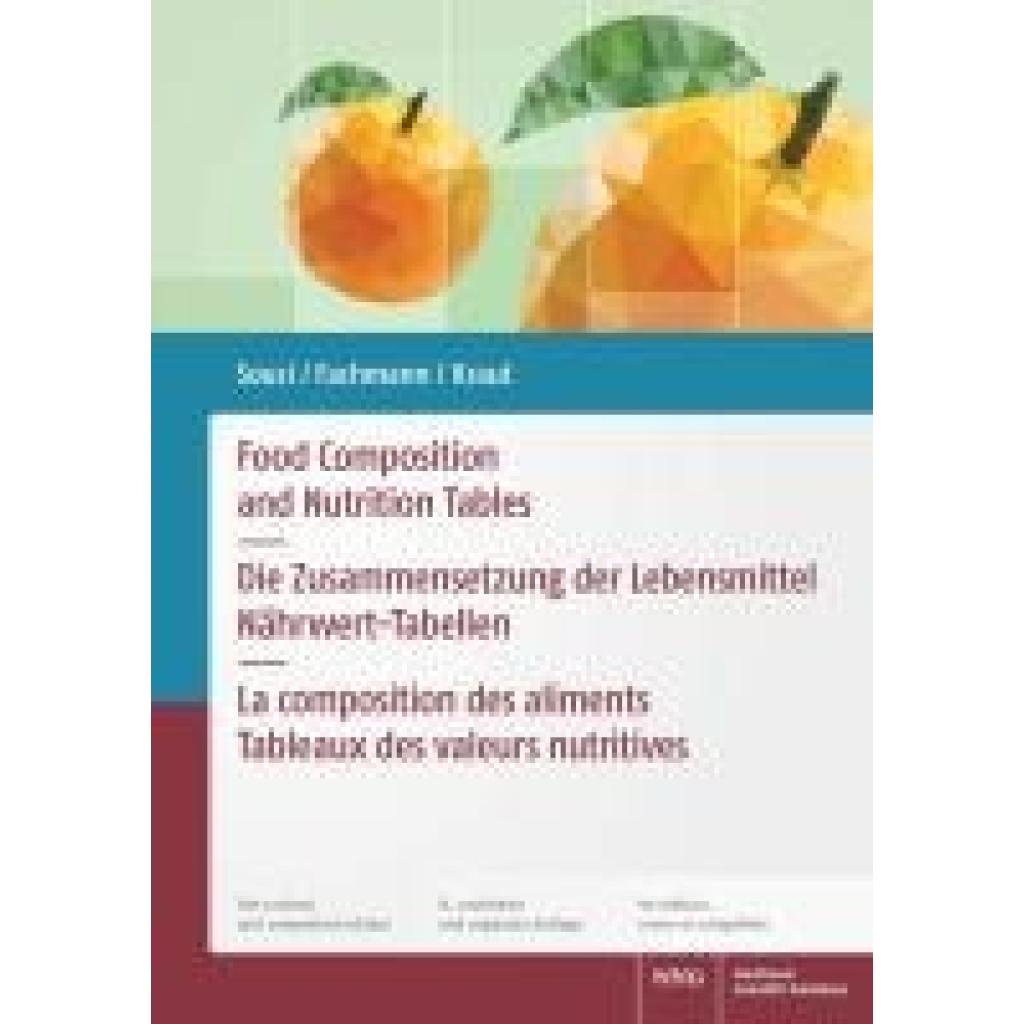 9783804750937 - Food Composition and Nutrition Tables