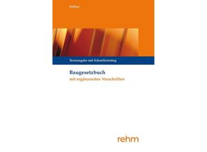 9783807328454 - Baugesetzbuch mit ergänzenden Vorschriften - Michael Krautzberger Wilhelm Söfker Kartoniert (TB)