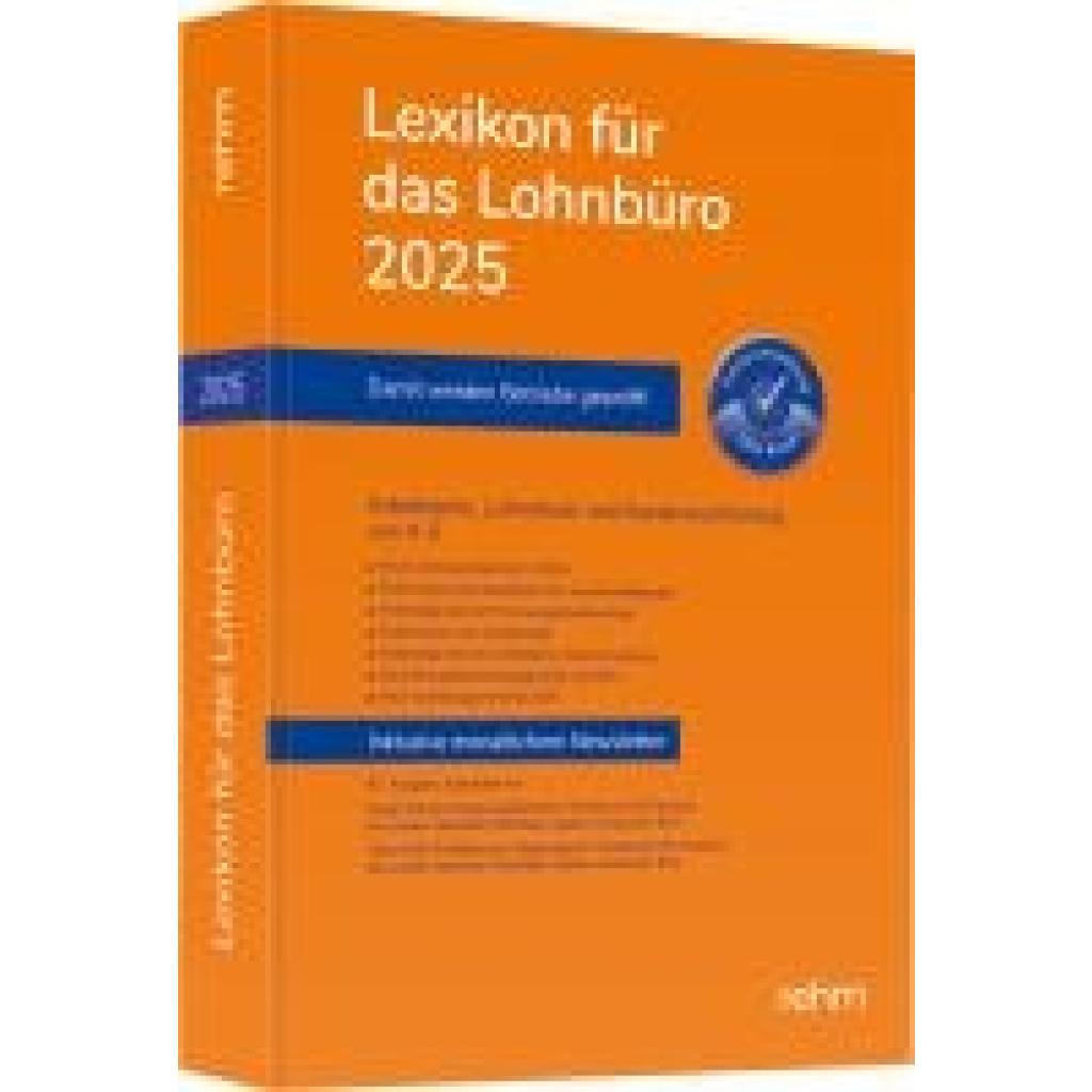 9783807328942 - Schönfeld Wolfgang Lexikon für das Lohnbüro 2025