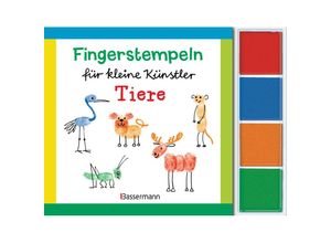 9783809438403 - Fingerstempeln für kleine Künstler - Tiere - Norbert Pautner Kartoniert (TB)