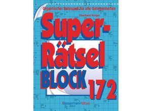 9783809443810 - Superrätselblock 172 - Eberhard Krüger Kartoniert (TB)