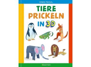 9783809447597 - Tiere prickeln in 3D Prickeln - Zum Basteln Falten und spielen - Norbert Pautner Kartoniert (TB)