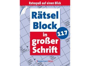 9783809448365 - Rätselblock in großer Schrift 117 - Eberhard Krüger Kartoniert (TB)