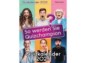 9783809449256 - Tagesabreißkalender 4779 Quiz 2 Tage   1 Seite 165x22cm 2025 9783809449256 Bassermann