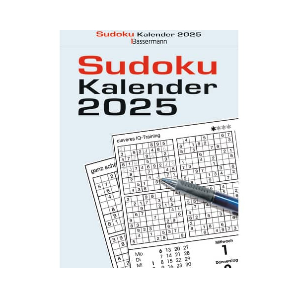 9783809451488 - Tagesabreißkalender 4533 Sudoku 1 Tag 1 Seite 165x22cm 2026 9783809451488 Bassermann 9783809451488 - Tagesabreißkalender 4533 Sudoku 1 Tag 1 Seite 165x22cm 2026 9783809451488 Bassermann