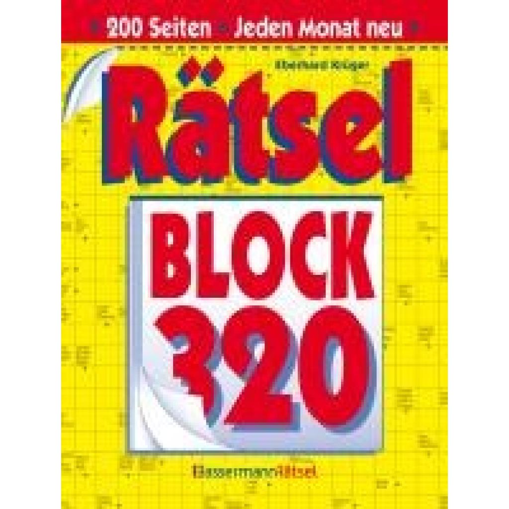 9783809468592 - Krüger Eberhard Rätselblock 320 (5 Exemplare à 299 EUR)